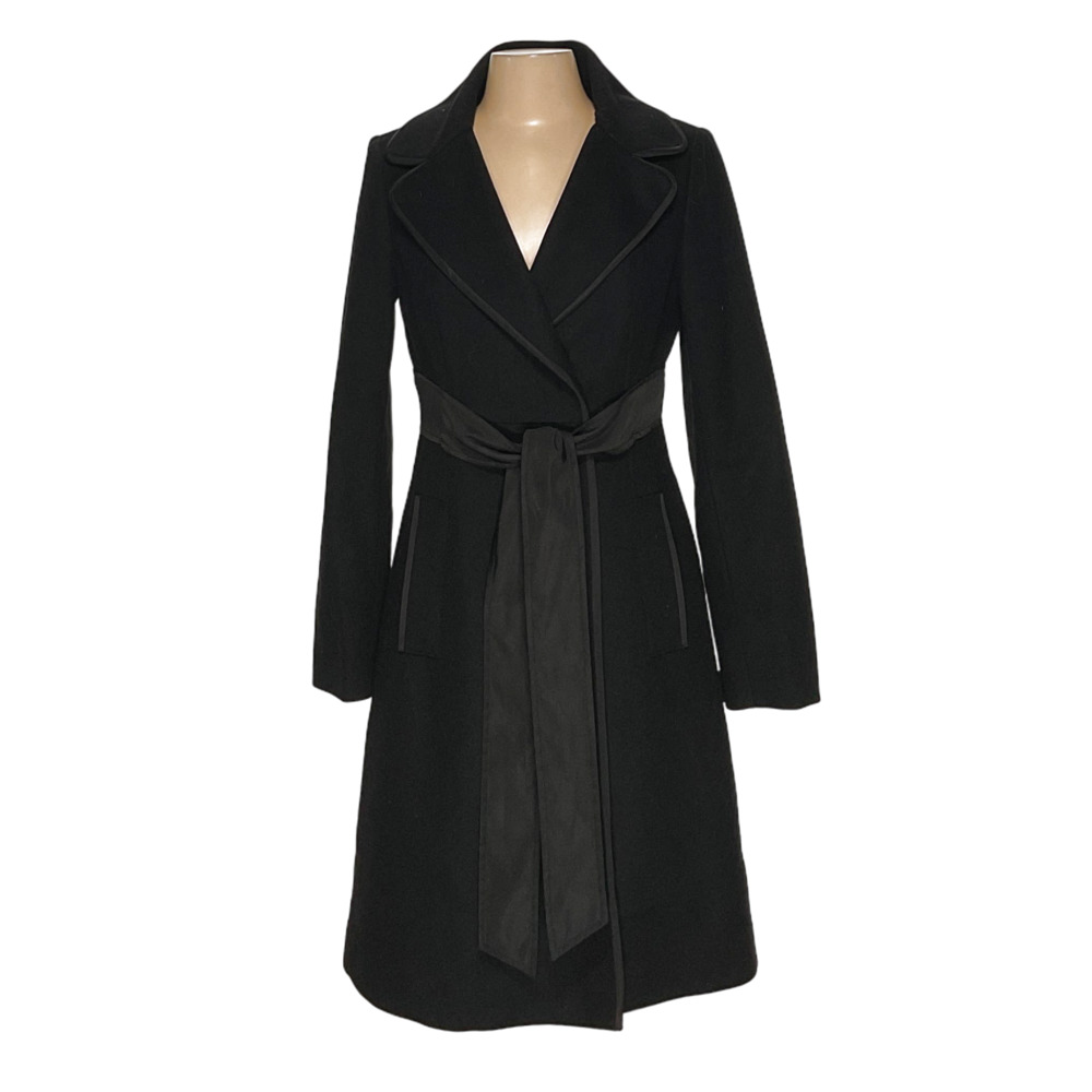 Laundry by Shelli Segal Women's Wool Coat -Black- 6